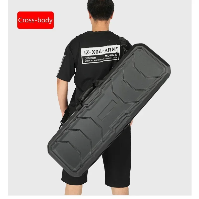 New Electric Tactical Suitcase Bag Travel Toolkit Hard Shell Shockproof Waterproof Gun Drone Fishing Rod Protect Storage Box Sho