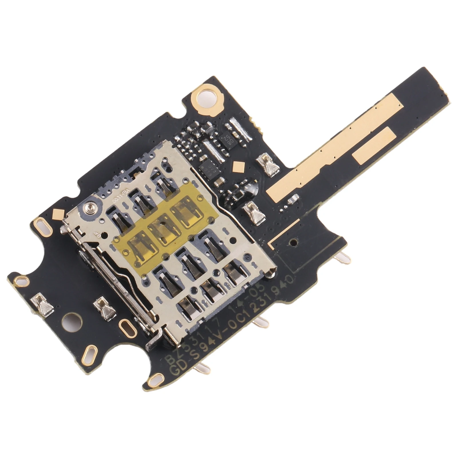 For OnePlus 7T SIM Card Reader Board with Mic Phone Flex Cable Repair Replacement Part