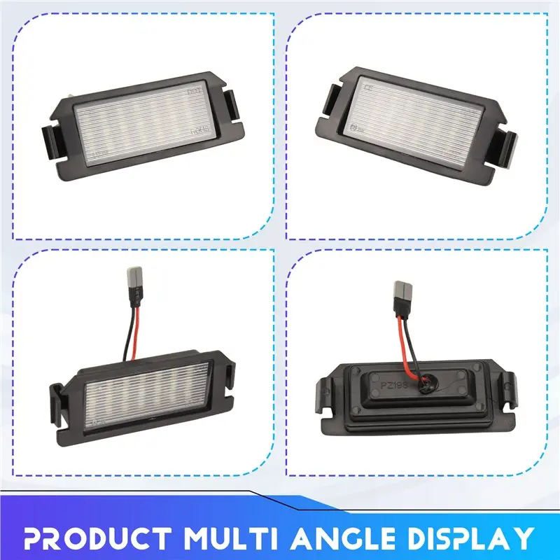 For Hyundai Veloster Genesis Coupe For Kia Soul/EV Compatible 925012L500, 925022L500 Car License Plate Light Units
