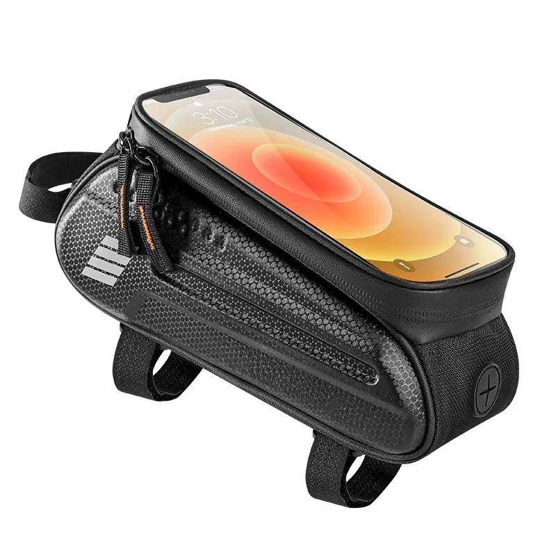 

1.5L EVA Hard Shell Waterproof Top Tube Bag for Mountain Road Bikes Cycling Storage Accessories