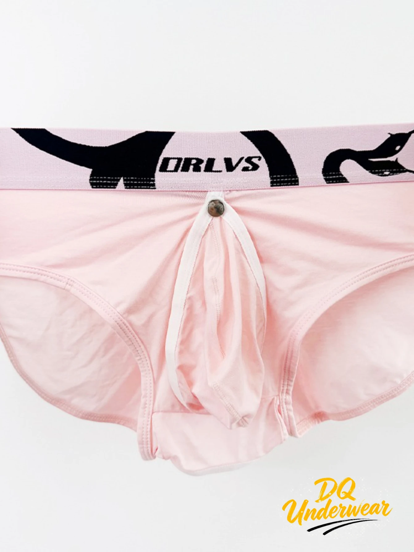 1PCS Fashion Snake Print Male Briefs ORLVS Pattern Elastic Waist Lightweight Drawstring Bikini Underpants OR6413