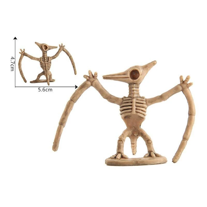 เด็กตลกไดโนเสาร์ที่สมจริง Petrifaction โครงกระดูกของเล่นสำหรับ 6-8 ปีเด็กตัวเลขการกระทำแกล้งสำหรับเล่นเกม 15UB