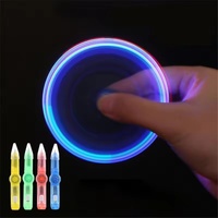 4pcs Fingertip Gyro Pen Set Decompression Rotating LED Light Ballpoint Pen Children's Gift Toy with Built-in Light