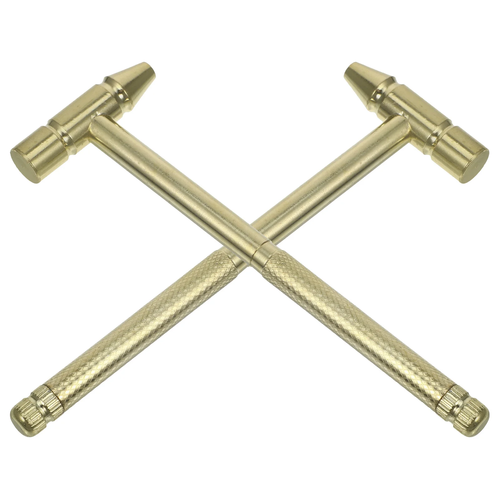 

2Pcs Solid Brass Hammer Multifunctional Small Repair Tool Watch Shaping Flattening Metal Mini Hammer Precision