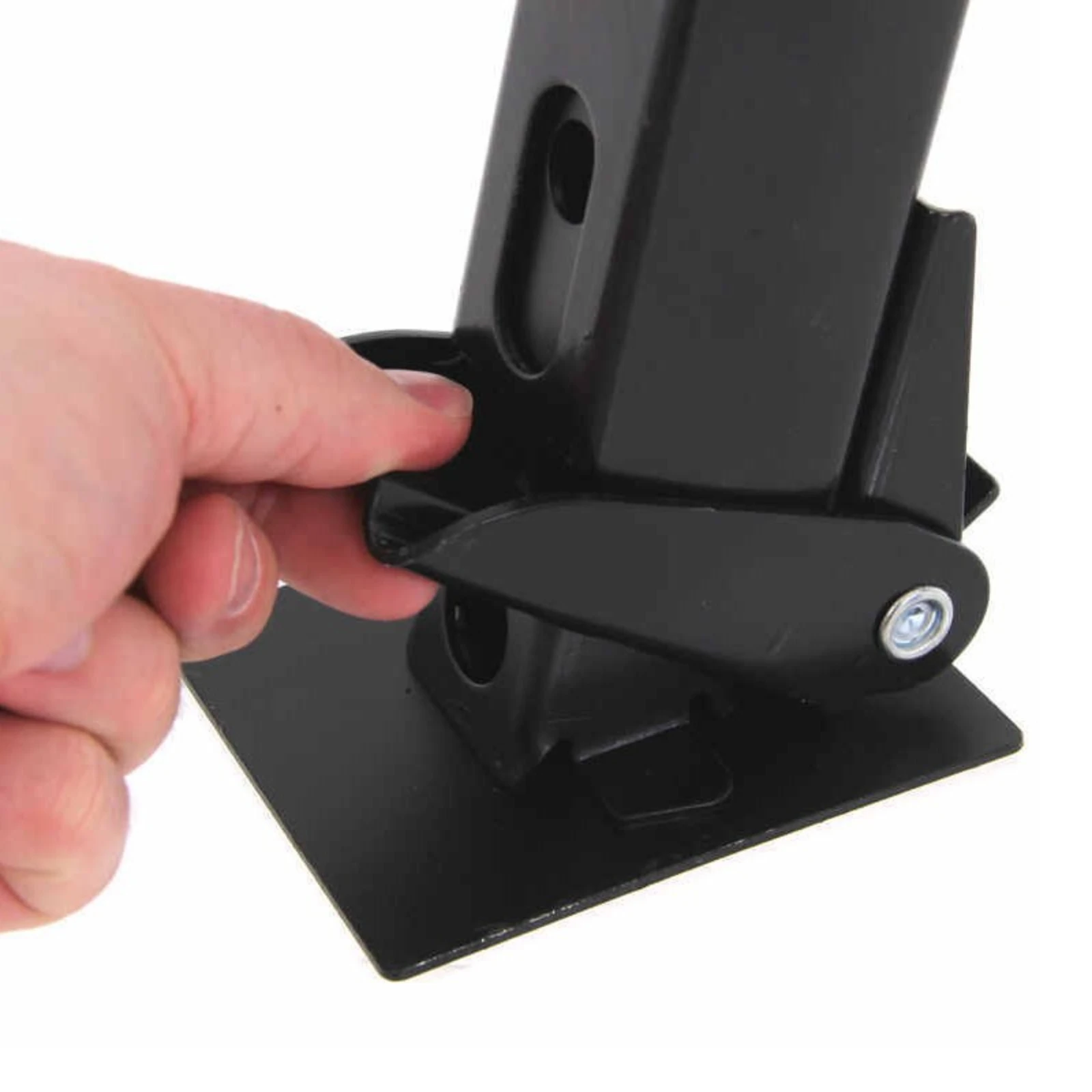 Travel Vehicle Support Stand Stand Manual Crank Vehicle Support Leg Recreational Vehicle Stabilizer Support Stand Metal