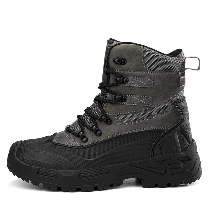 Hot Selling Men's Motorcycle Boots, High Top Waterproof And Windproof Riding Shoes, Outdoor Leisure Hiking Boots, Anti Slip Hik