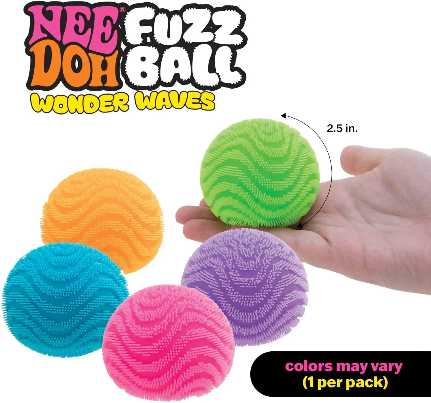 NeeDoh Fuzz Ball Blind Box Series Desktop Ornament Stress Relief Toys Suitable For People Under Pressure Fun Soft Stress Ball view 4