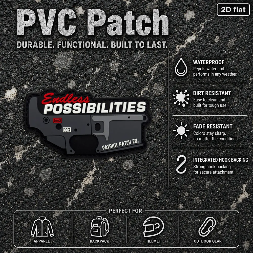 1Pc/2Pcs/3Pcs Optional Industrial Component Pattern Theme Embossed Pvc Armband Soft Rubber Decorative Patch Bag Vest Personalized Embellishment Patch Badge Glow-In-The-Dark with Fleece Backing