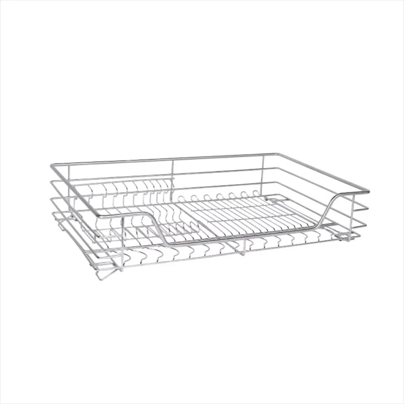 Single Layer Stainless Steel Drawstring Basket 800mm Multifunctional Drawstring Drawer Basket Made in Vietnam