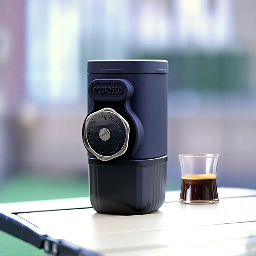 Zhenhang Italian portable home small car espresso capsule mini manual espresso machine