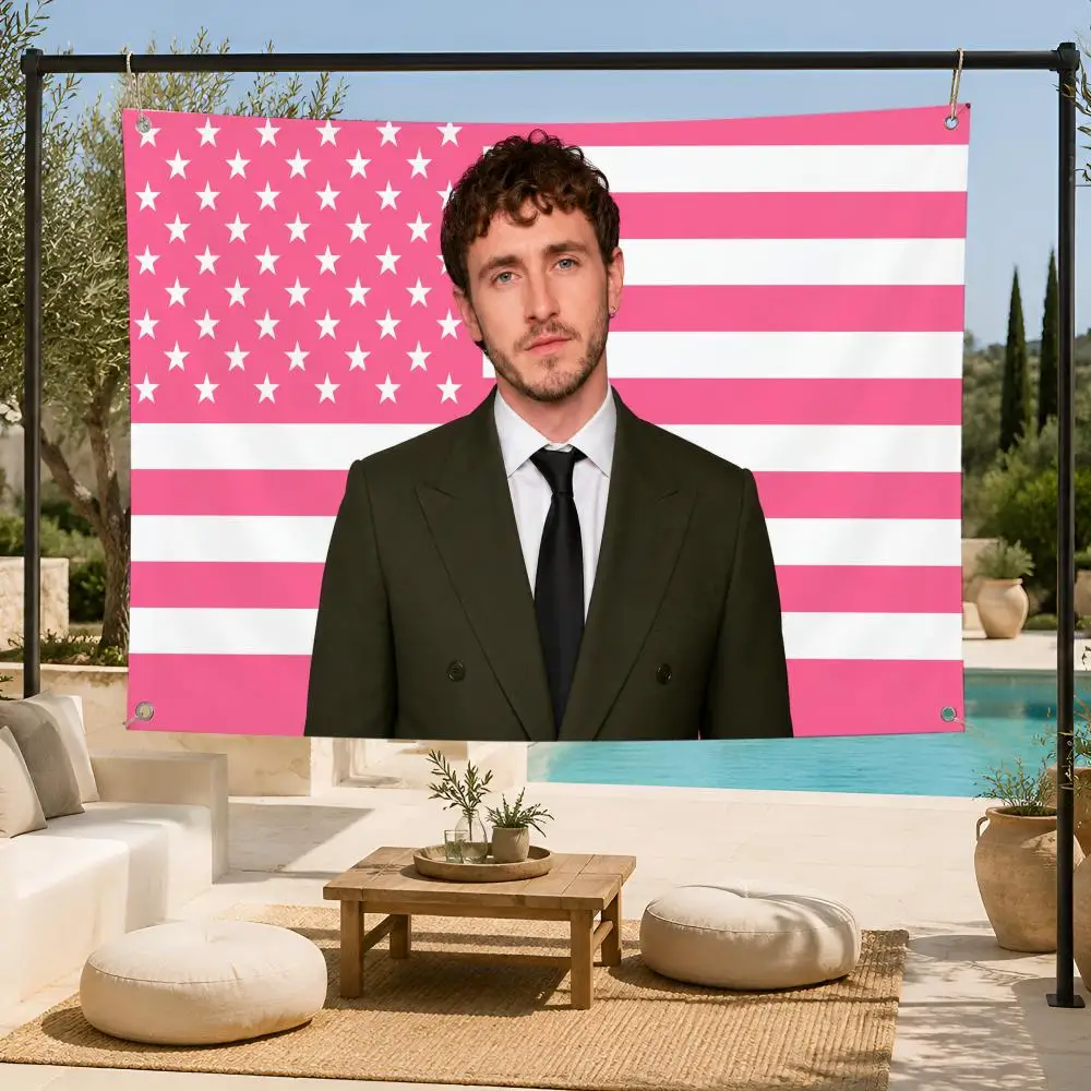 Film P-Paul Mescal Irish Actor Flags Fan support, home, dormitory, wall decoration, outdoor camping, party banners, gifts