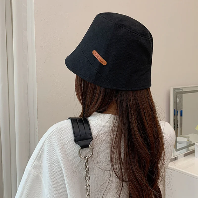 New Foldable Fisherman Hat Washed Denim Bucket Hats Unisex Fashion Bob Caps Hip Hop Gorros Men Women Panama Bucket Cap