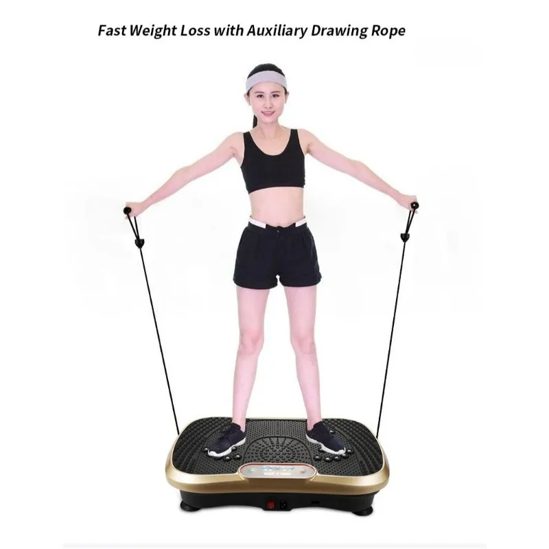 Mini Vibration Fat-Burning Machine Health & Fitness Body Shaping Vibration Exercise Board Quick Fitness Mode-Ideal for Beginners