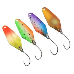 HISTOLURE Trout Fishing Copper Spoon Bait  ROONEY 2.2g UV Colorful Stream Metal Fishing Lure Hard Baits For Perch Trout Chub