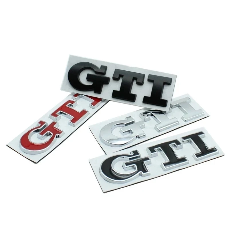 1Pcs 3D Metal Car Badge Stickers Logo Decal Accessories For VW GTI Polo Golf Passat Tiguan Arteon Touareg Taigo Caddy Jetta Beet