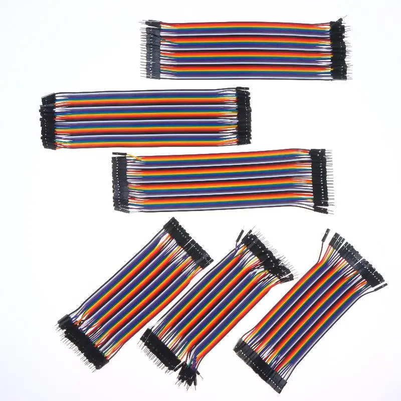 [MA]Multicolored Jumper Wire Male To Male Male To Female Female To Female 15CM 20CM For DIY Electronic Circuit Project Wiring