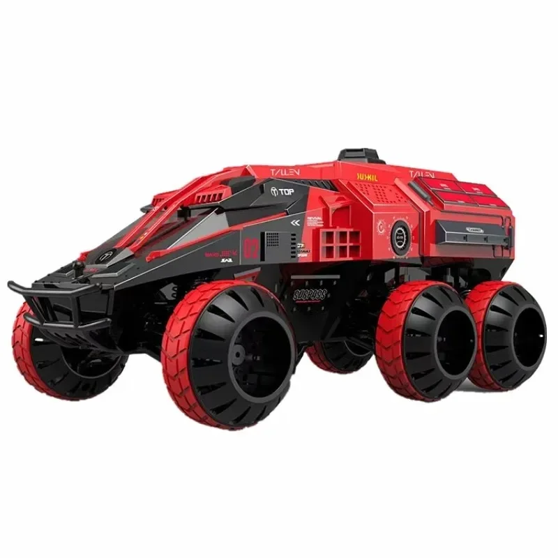 1: 12 Full Scale Bombing Six Wheeled Space Vehicle Rc Tank Mars Exploration Vehicle 2.4g Remote Control Vehicle Tank Model Gift