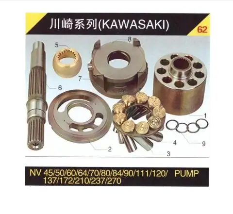 

KAWASAKI NV111 Hydraulic Pump Spare Parts