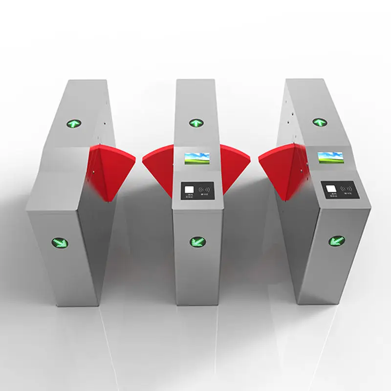 Karsun Access Control System Park Project Flap Barrier Gate Paper Ticket Swipe Card Tourniquet Visitor Identification