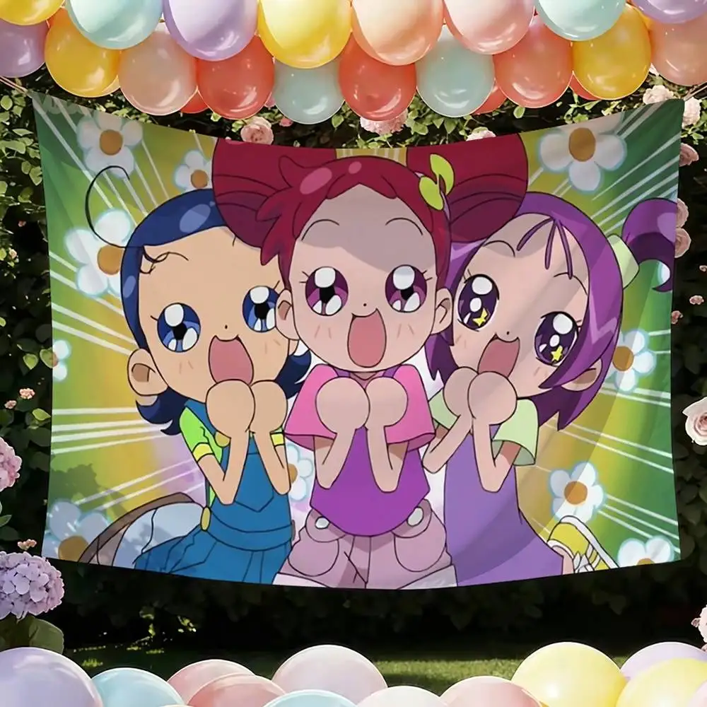 ANIME D-DoReMi Ojamajo Doremi Flags Wall Hanging Tapestry Outdoor Garage Room Decorative flag Background Blanket 5