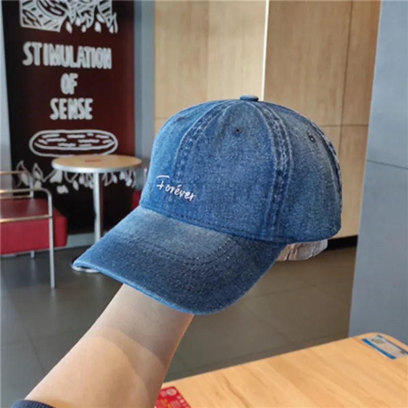 High Quality Denim Washed Vintage Men\'s and Women\'s Gorras Snapback Cap Baseball Cap Casquette Dad Cap Outdoor Cap