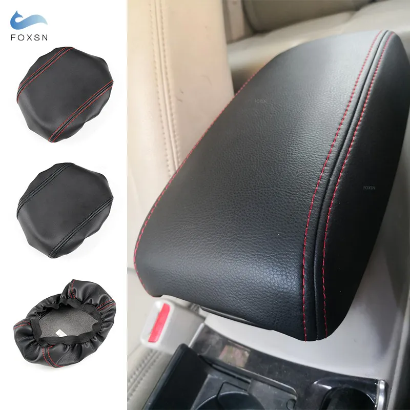 

Microfiber Leather For Mazda 6 2006 2007 2008 2009 2010 2011 2012 2013 2014 2015 Car Interior Center Console Armrest Box Cover