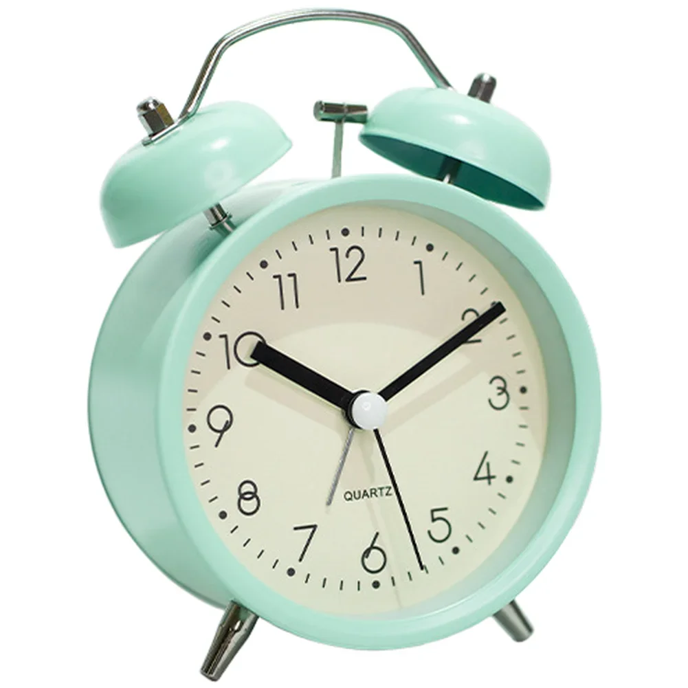 For Childrens Alarm Clock With Metal Construction Glow In The Dark Silent Sweep Movement And Night Light Feature