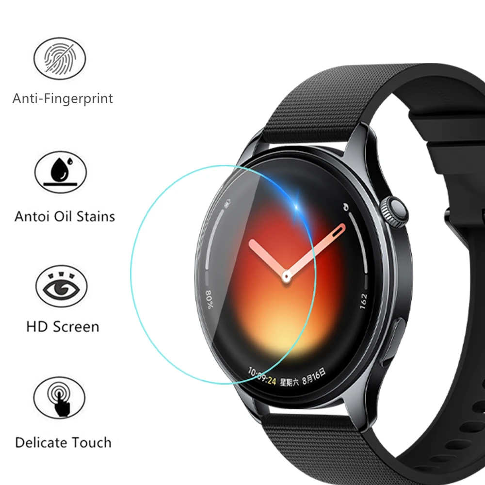 Tempered Glass for Xiaomi Watch 5 Smartwatch Screen Protector HD Anti-Scratch Protective Film for Mi Watch 5 Accessories