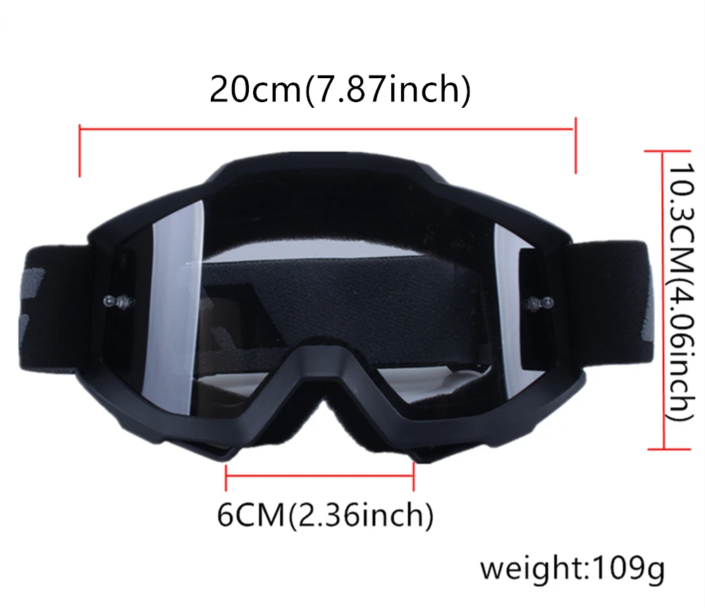 Gafas de sol para motocicleta para hombre, protección de seguridad para Motocross MX, casco de visión nocturna, gafas de conducción vintage, gafas retro para moto