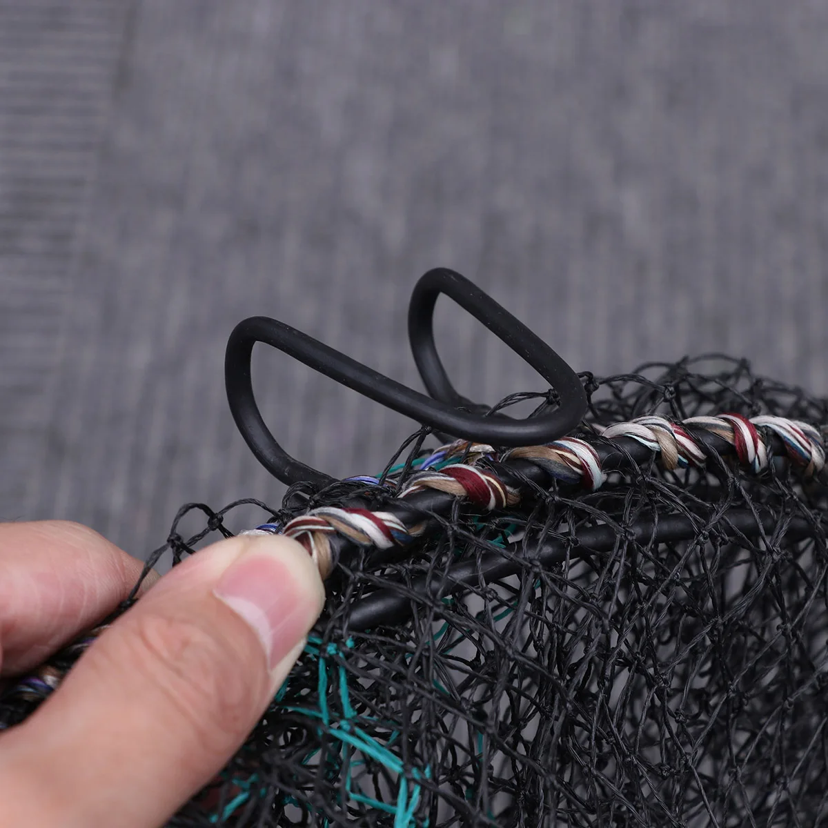 

Small Fish Net Folding Fishing Nets Collecting Galvanized Catching Trap Crabbing