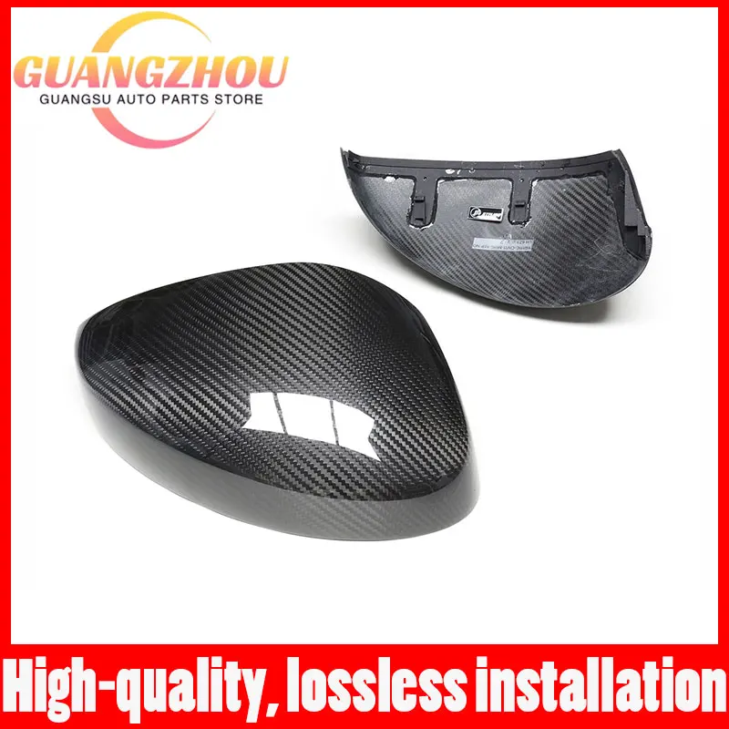 For Honda Civic 11th Gen 2022 2023 Real Carbon Fiber Car Rearview Replacement Side Mirror Cover Wing Cap Exterior Door Case Trim