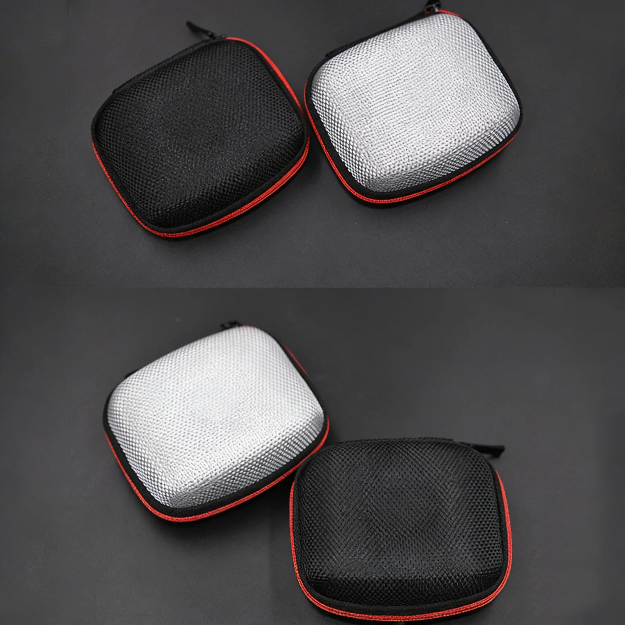 5/10pcs Mini Portable Earphone bag Coin Purse Headphone USB Cable Case Storage Box Wallet Carrying Pouch Bag Earphone Accessory