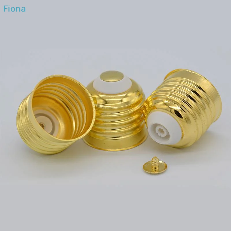 ✔10Pcs Solder/Solder-Free Lamp Socket E27 Nickel-Plated Copper Screw Lamp Cap LED Bulb Socket Accessories