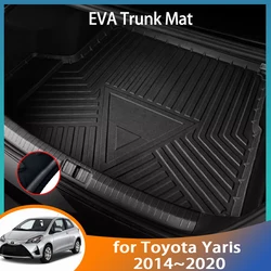 Rear Trunk Mat for Toyota Yaris Vios Hatchback XP150 150 2014 2015 2016 2017 2018 2019 2020 Accessories Floor Tray Liner Carpet