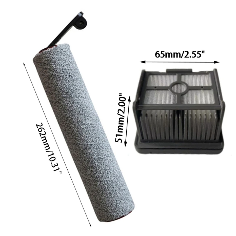 Robot Penyedot Debu Filter HEPA Sikat Utama untuk Dreame H12 Aksesori Penyedot Debu Robot Basah & Kering 918D