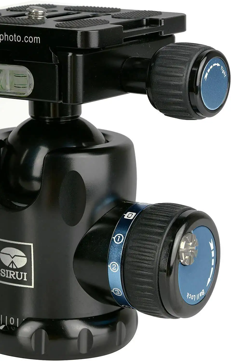 Imagem -02 - Sirui-câmera Tripé Ball Head com Arca Quick Release Plate K10x K10x