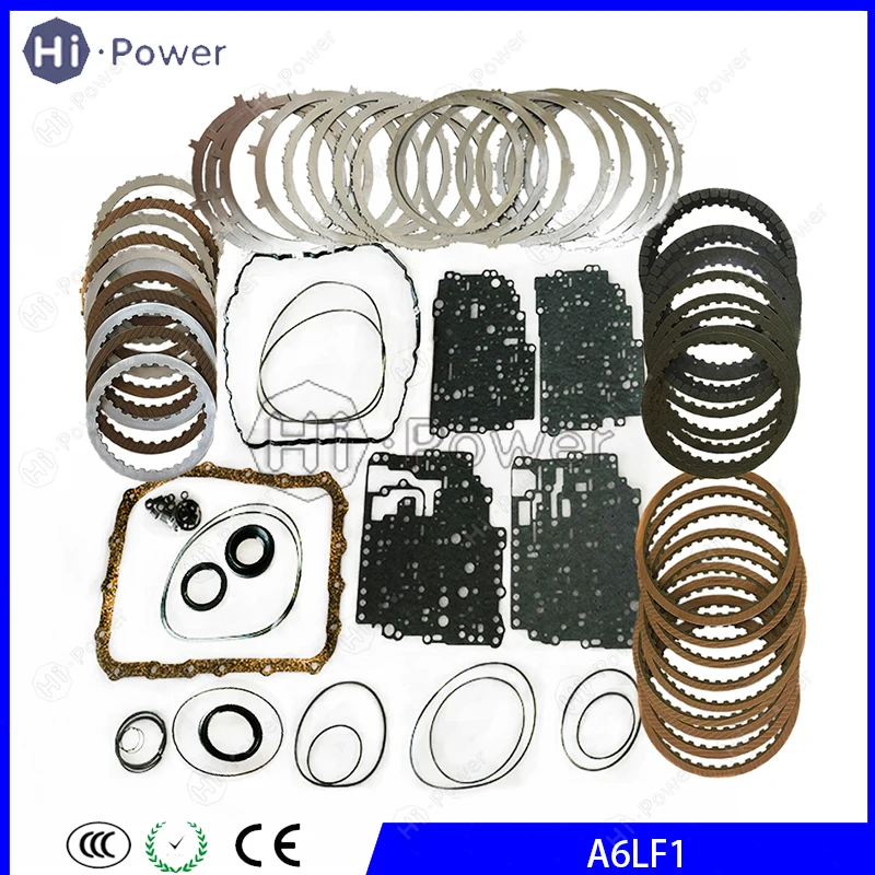 

A6LF1 A6LF2 A6LF3 Auto Transmission Master Overhaul Repair Kit Friction Steel Plate for HYUNDAI Gearbox clutch Disc Seal Kit