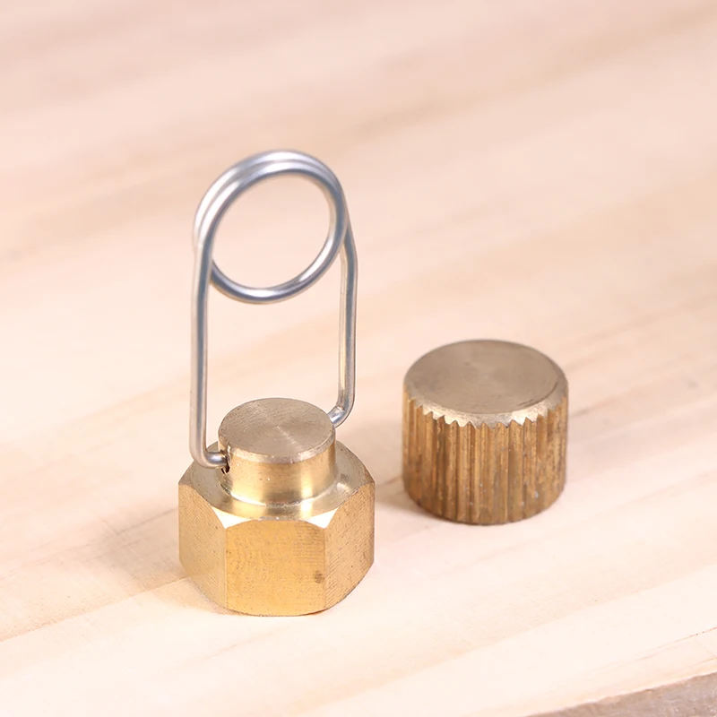 Outdoor Camping Butane Gas Cylinder Dust-proof and Leak-proof Plug Stove Head Long Gas Cylinder Filling Flat Gas Cylinder Plug