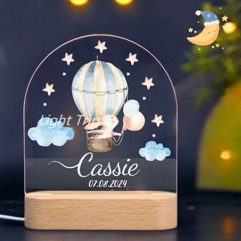 Imagem -06 - Usb Led Nome Personalizado 3d Lâmpada Nightlight Personalizado Decoração do Quarto Brinquedos para Bebê e Crianças Drop Shipping Presente de Aniversário