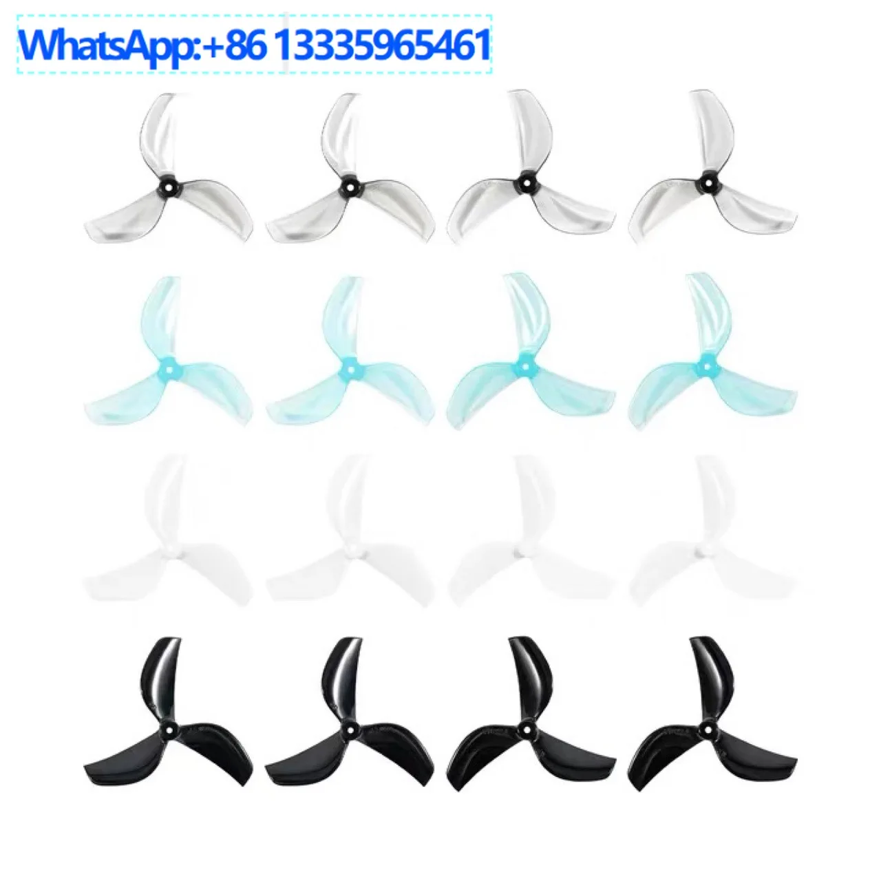 Pavopico Meteor75Pro Crossing drone 1.5mm aperture 3 blades Gemfan45mm blade 3 blades
