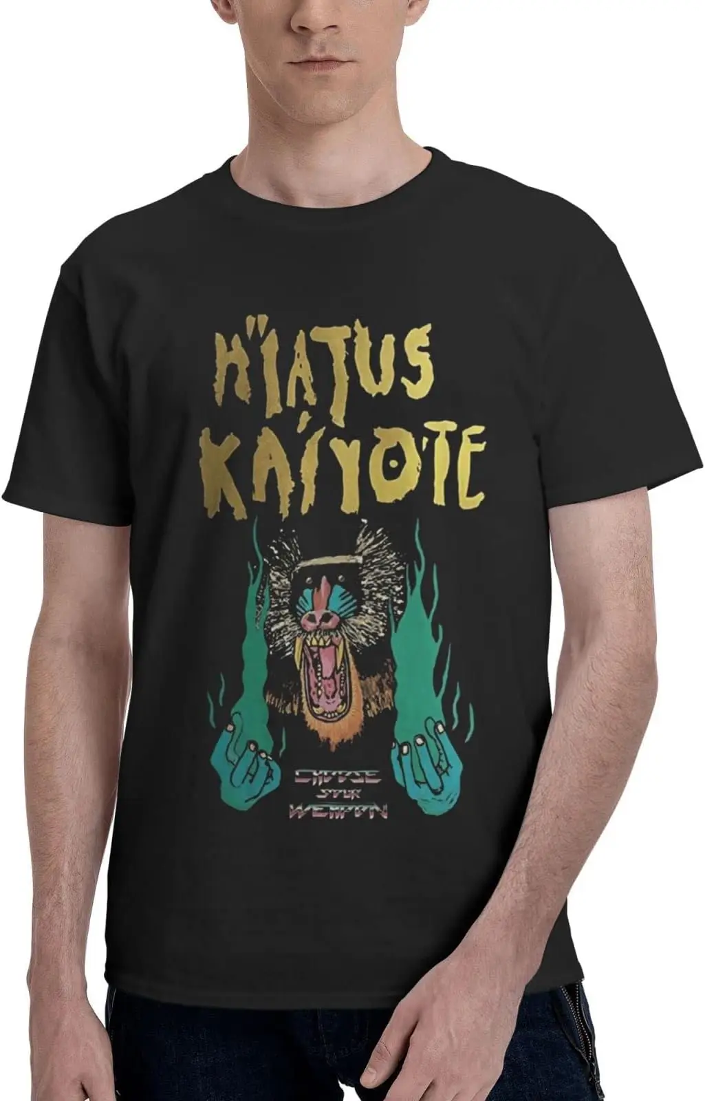 Мужские футболки Hiatus Music Kaiyote Band, хлопковые футболки с коротким рукавом, высококачественные футболки из 100% хлопка с коротким рукавом
