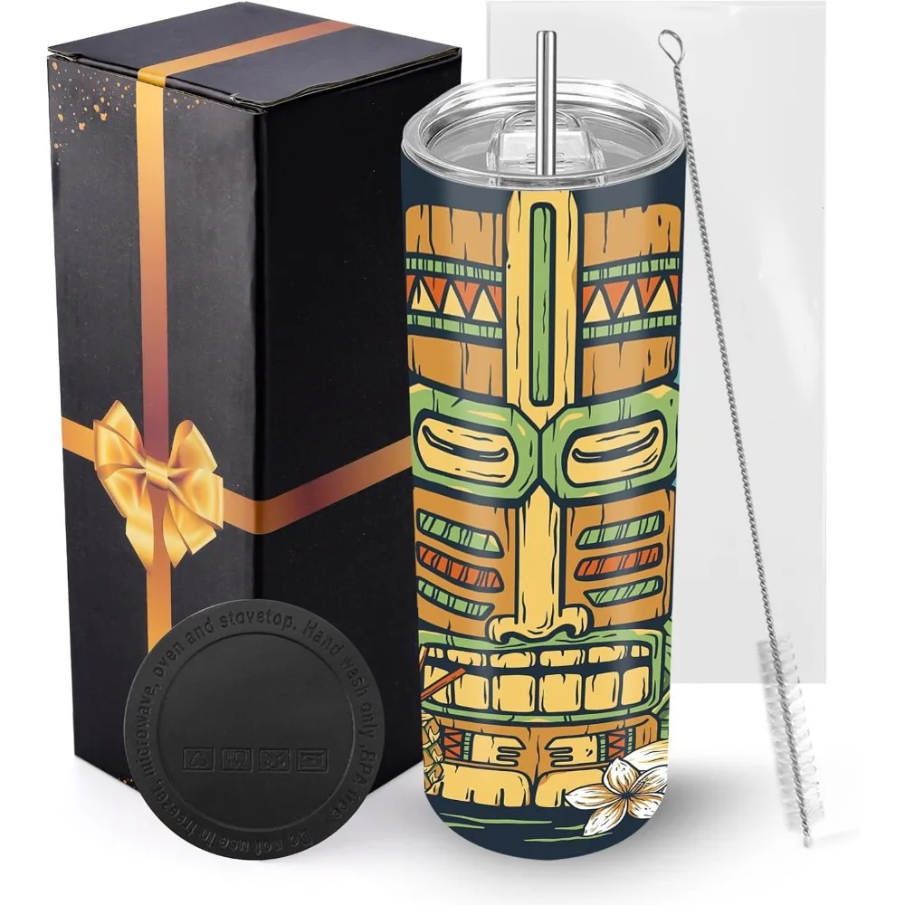 Sublimation Blanks Skinny Straight Tumblers Bulk Stainless Steel Insulated Sublimation Tumbler with Lids and Straw, Gift Box