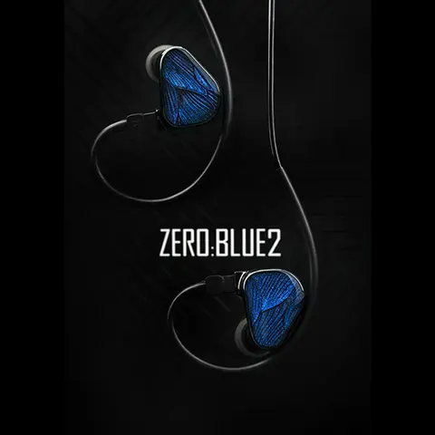 TRUTHEAR x Crinacle Zero:BLUE2 hörlurar Trådbundna in-ear HIFI musikspelhörlurar 3,5 mm-kontakt 8 best sales måndroppe skymning - №8