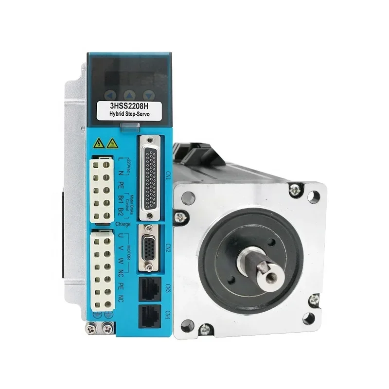 86J12126EC-1000-60-SCG+3HSS2208H-86-SC nema34 3 phase digital servo cnc stepper motor driver kit