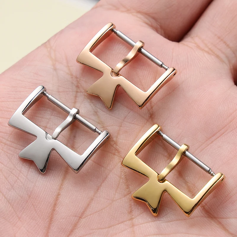 stainless steel watch clasp for VC Vacheron watch strap buckles Constantin silvery Golden Rose gold metal pin clasp 18mm