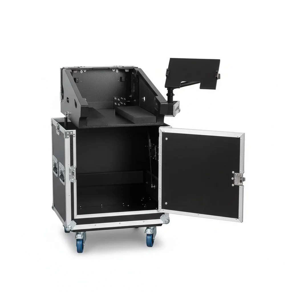 Aluminum Flight Case with Plywood, Heavy Duty Road Case, Custom Size Industrial Equipment Case, Premium Protection Box