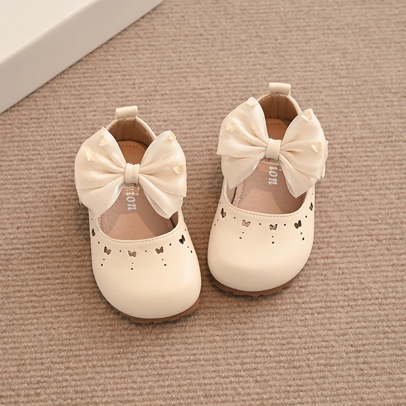 

Toddler Girls Soft Flats Baby Kid Adorable Mary Jane Shoes Princess Leather Loafers Fashion Girls Casual Shoe Child Ballet Flats