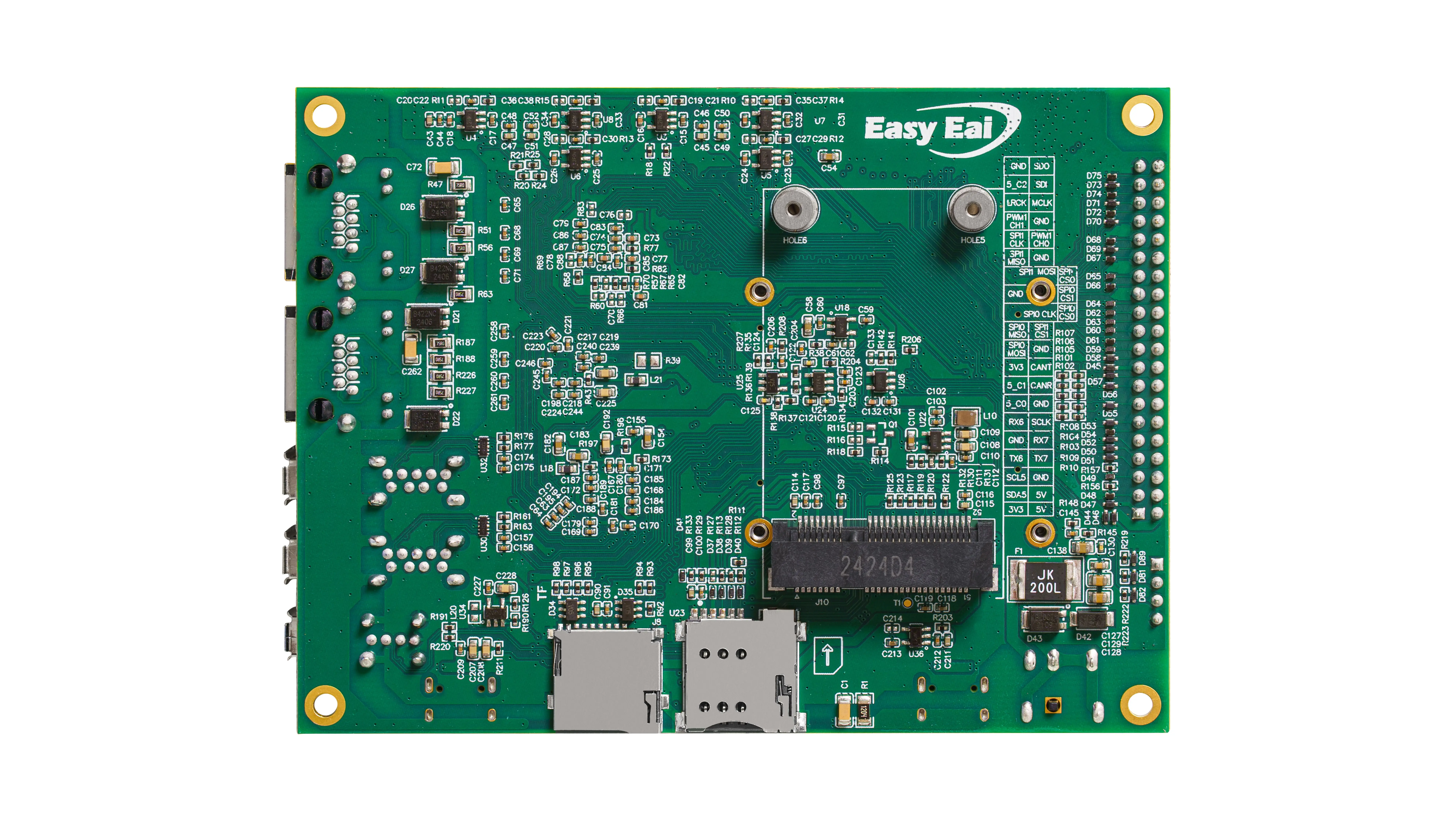 Edge AI Accelerator Board, EASY EAI RV1126B Embedded Linux Module,3TOPS NPU Open-Source Hardware Platform for Machine Vision