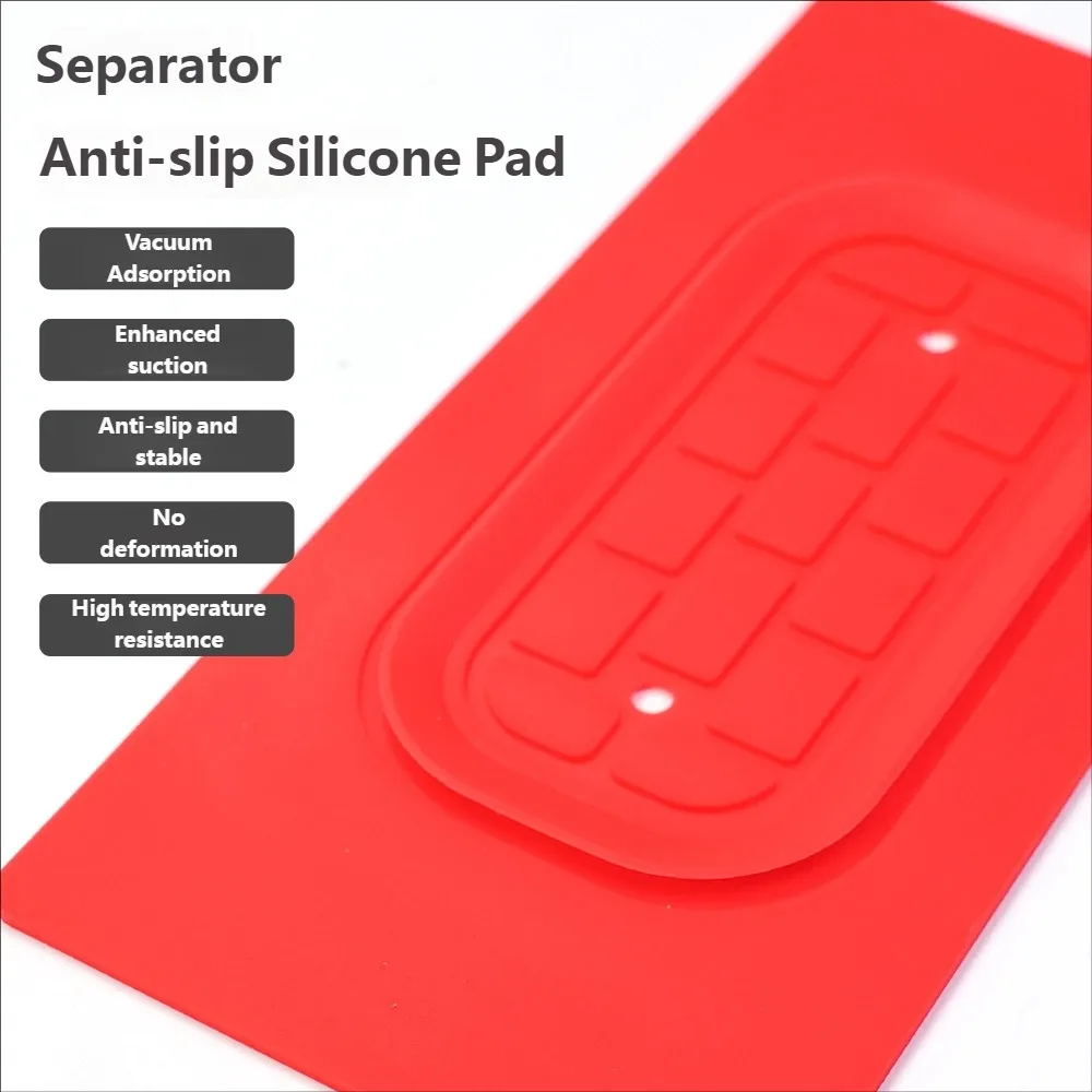 TE-701 16.2*7.9CM Separator Non-slip Silicone Pad Universal LCD Screen Repair Super Suction Silicone Separator Mat