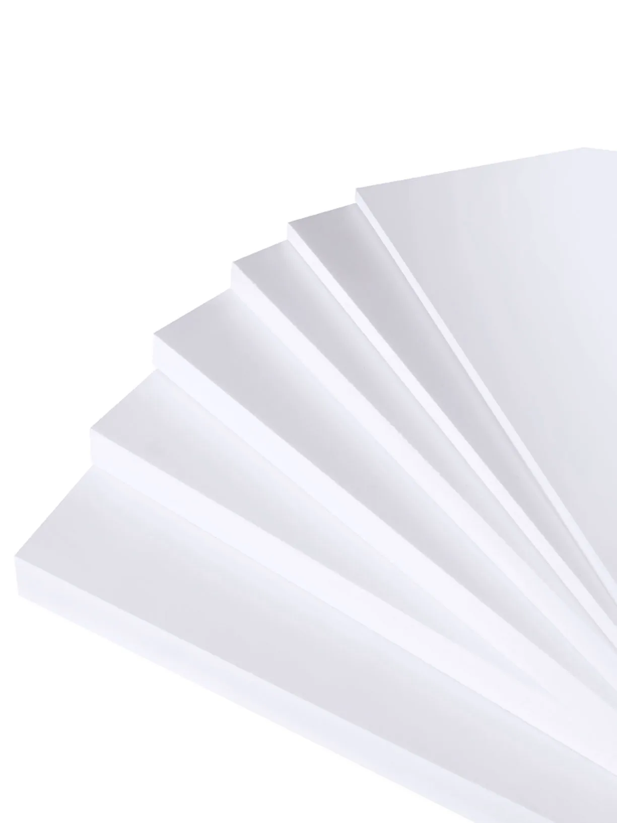 White PVC foam board Handmade Model making material plastic flat board For DIY Building model materials Thick 3/5/8/10/12/15mm